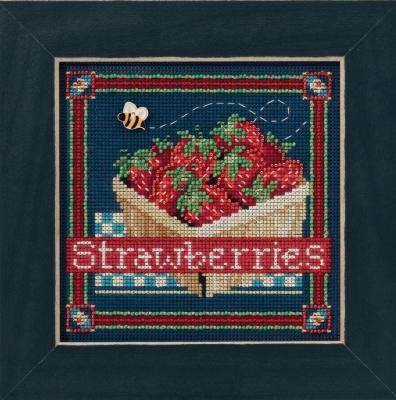 Strawberries/Клубника. Набор для вышивания. Mill Hill (MH141613) - Вышивка крестиком и бисером - Овца Рукодельница