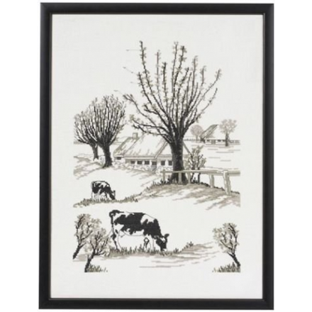 Набір для вишивання "Корови (Cows)" PERMIN - Вишивка хрестиком і бісером - Овечка Рукодільниця