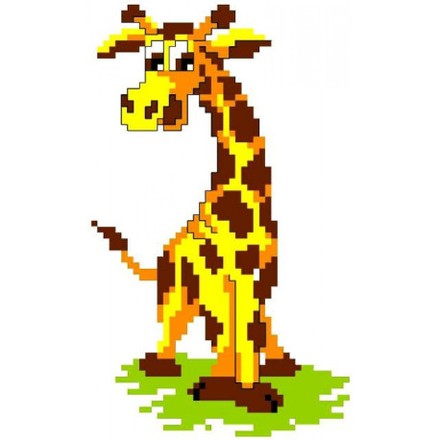 Жирафенок Набор для вышивания крестом Світ можливостей 209СМД - Вишивка хрестиком і бісером - Овечка Рукодільниця