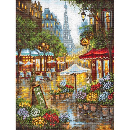 Весенние цветы, Париж Набор для вышивания LETISTITCH L8038 - Вышивка крестиком и бисером - Овца Рукодельница