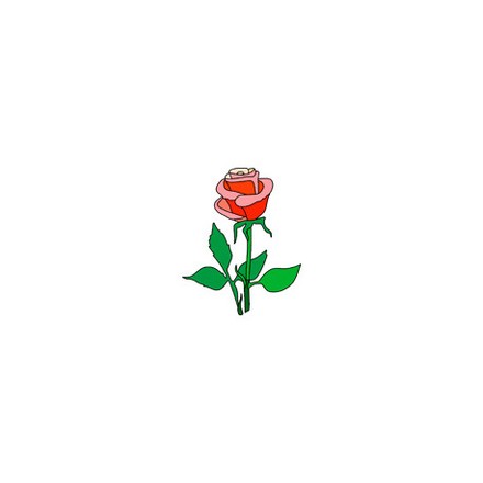 Красная роза Ткань для вышивания с нанесённым рисунком Orchidea O-332 - Вишивка хрестиком і бісером - Овечка Рукодільниця