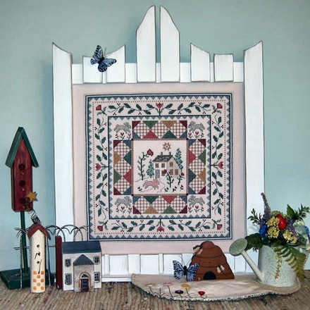 Схема для вышивки крестиком Tulip Garden Linda Myers - Вишивка хрестиком і бісером - Овечка Рукодільниця