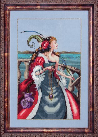 The Red Lady Pirate Червона Леді Пірат. Схема вишивки хрестиком. Mirabilia Design (MD113) - Вишивка хрестиком і бісером - Овечка Рукодільниця