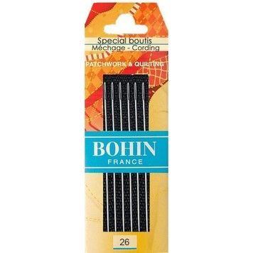 Набор игл для техники набивания Boutis №26 Bohin 01140 - Вышивка крестиком и бисером - Овца Рукодельница