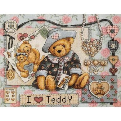 Я люблю Тедди. Набор для вышивания. Classic Design (4350) - Вышивка крестиком и бисером - Овца Рукодельница