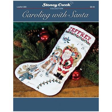 Caroling with Santa Схема для вышивки крестом Stoney Creek LFT388 - Вишивка хрестиком і бісером - Овечка Рукодільниця