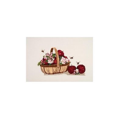 Натюрморт с яблоками. Набор для вышивания крестом. Алисена (1151а) - Вышивка крестиком и бисером - Овца Рукодельница
