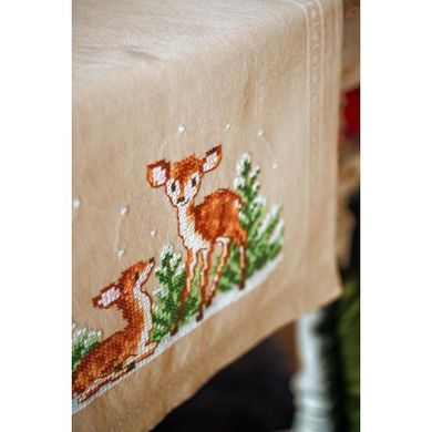 Олень (доріжка на стіл) Набір для вишивання хрестиком Vervaco PN-0198692 - Вышивка крестиком и бисером - Овца Рукодельница