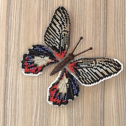 Papilio rumanzovia. Метелик Набір для вишивання хрестиком ArtInspirate BUT-22 - Вышивка крестиком и бисером - Овца Рукодельница