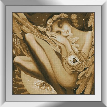 Спящий ангел. Dream Art. Набор алмазной мозаики (квадратные, полная) 31737 - Вышивка крестиком и бисером - Овца Рукодельница