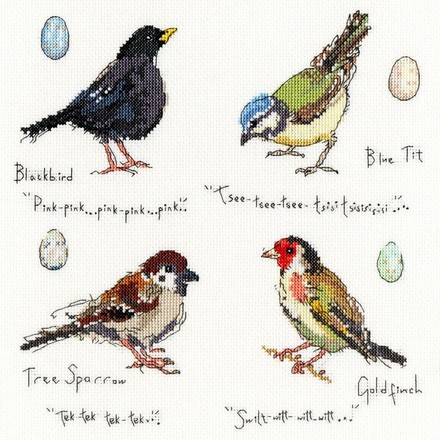 Garden Birds 2. Набір для вишивання хрестиком. Bothy Threads (XMF2) - Вишивка хрестиком і бісером - Овечка Рукодільниця