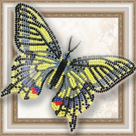 Набор для вышивки бисером бабочки на прозрачной основе Вдохновение Махао BGP-002 - Вишивка хрестиком і бісером - Овечка Рукодільниця