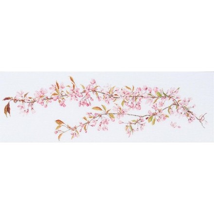 Набір для вишивання хрестиком Japanese Blossom Linen Thea Gouverneur 481 - Вишивка хрестиком і бісером - Овечка Рукодільниця