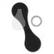 Брелок чорний Заготовка для вишивки зі штучної шкіри Wonderland Сrafts FLBE(BB)-012