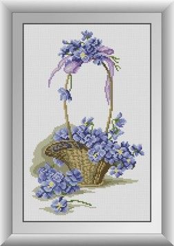 Набір для малювання каменями алмазний живопис Dream Art Кошик польових квітів (квадратні, повний) 30861D - Вишивка хрестиком і бісером - Овечка Рукодільниця