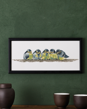 Набір для вишивання Блакитні синиці (Blue tit) PERMIN - Вишивка хрестиком і бісером - Овечка Рукодільниця