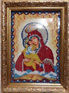 Икона Почаевская Б.М. вышита бисером - Вышивка крестиком и бисером - Овца Рукодельница