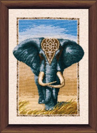 Слон. Набор для вышивания. Чаривна мить (289ч) - Вышивка крестиком и бисером - Овца Рукодельница