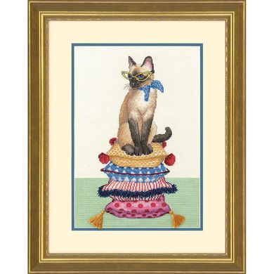 Леди-кошка Cat Lady. Набор для вышивания крестом. Дименшенс Dimensions (70-35367) - Вышивка крестиком и бисером - Овца Рукодельница
