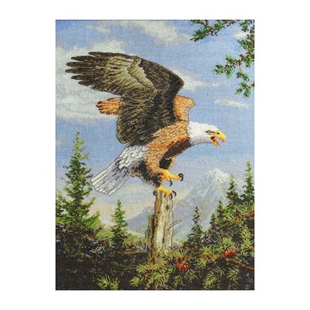 Набор для вышивания Bucilla 45478 Screaming Eagle - Вишивка хрестиком і бісером - Овечка Рукодільниця