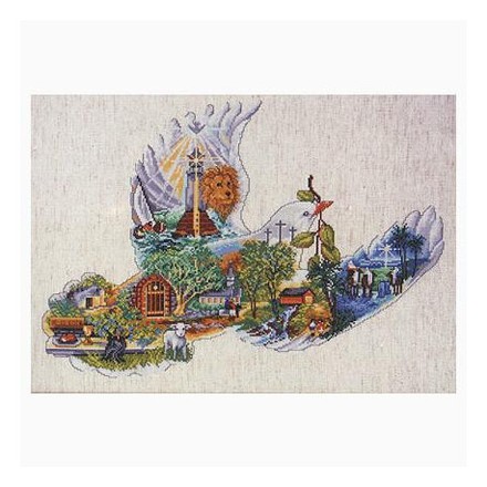Набор для вышивания Design Works 2416 Dove of Peace - Вышивка крестиком и бисером - Овца Рукодельница