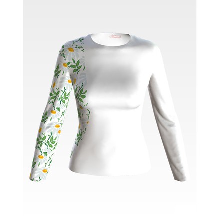 Набір для вишивання жіночої блузки нитками Ромашки БЖ187хБннннi - Вишивка хрестиком і бісером - Овечка Рукодільниця
