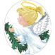 Набір для вишивки бісером Барвиста Вишиванка Пошита новорічна іграшка Добрий ангел (серія: Ангелики) 14х16 ТР219аБ1416k