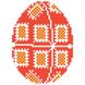 Набір для вишивки нитками Барвиста Вишиванка Пошита Великодня іграшка 10х13 ТР318аБ1013i