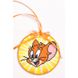 Набір для вишивки нитками Барвиста Вишиванка Пошита новорічна іграшка Джеррі (Серія: Том і Джеррі) 14х14 ТР494аБ1414i