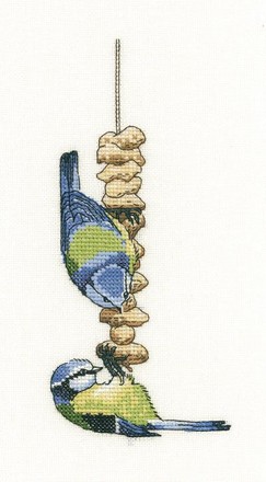 Голубые синички. Набор для вышивания. Heritage (H1307) - Вышивка крестиком и бисером - Овца Рукодельница