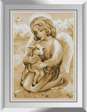 Ангел с козленком. Набор алмазной живописи. Dream Art (31562D) - Вышивка крестиком и бисером - Овца Рукодельница