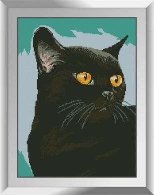Черный кот. Набор алмазной живописи. Dream Art (31428D) - Вышивка крестиком и бисером - Овца Рукодельница
