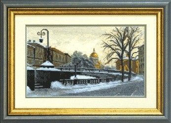 Набір для вишивки хрестиком Чарівна Мить 567ч Відлига в місті - Вишивка хрестиком і бісером - Овечка Рукодільниця