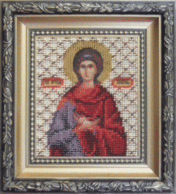 Икона святой мученицы Любови. Чаривна мить (Б-1064) - Вышивка крестиком и бисером - Овца Рукодельница