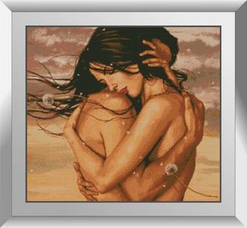 Набір для малювання каменями алмазний живопис Dream Art Літня закоханість (квадратні, повна) 31318D - Вишивка хрестиком і бісером - Овечка Рукодільниця