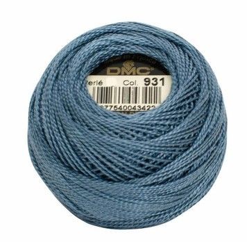 Pearl Cotton DMC №12 DMC931 - Вышивка крестиком и бисером - Овца Рукодельница