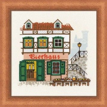 Набір для вишивки хрестиком Ріоліс 1219 Bierhaus. - Вишивка хрестиком і бісером - Овечка Рукодільниця