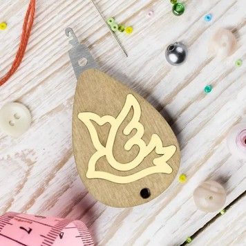 Золота пташка Нитковдівач Wonderland Crafts FLNT-041 - Вишивка хрестиком і бісером - Овечка Рукодільниця