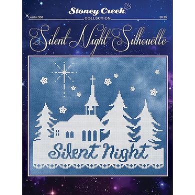 Silent Night Silhouette Схема для вышивания крестом Stoney Creek LFT506 - Вышивка крестиком и бисером - Овца Рукодельница