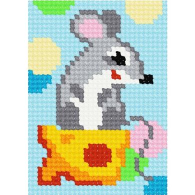 Миша Набір для вишивання з пряжею Bambini X-6149 - Вышивка крестиком и бисером - Овца Рукодельница