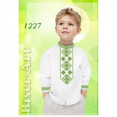 Рубашка для хлопчиків (льон) Заготовка для вишивки бісером або нитками Biser-Art 1227ба-л - Вишивка хрестиком і бісером - Овечка Рукодільниця