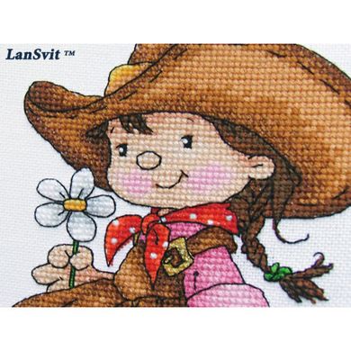 Набор для вышивания ЛанСвіт Цветок прерий Д-041 - Вишивка хрестиком і бісером - Овечка Рукодільниця