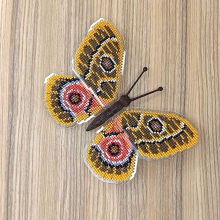 Bunaeopsis zaddachi. Метелик Набір для вишивання хрестиком ArtInspirate BUT-76 - Вишивка хрестиком і бісером - Овечка Рукодільниця