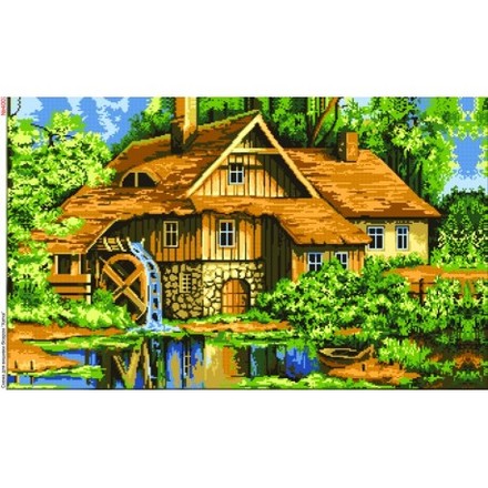 Будинок у лісі Схема для вишивки бісером Biser-Art 4007ба - Вышивка крестиком и бисером - Овца Рукодельница