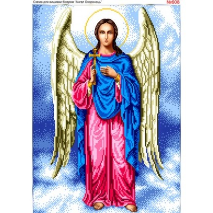 Ангел-хранитель Схема для вишивки бісером Biser-Art 608ба - Вишивка хрестиком і бісером - Овечка Рукодільниця