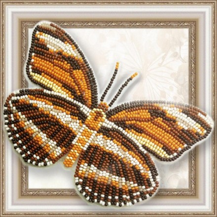 Набор для вышивки бисером бабочки на прозрачной основе Вдохновение Dryadula Phaetusa BGP-050 - Вишивка хрестиком і бісером - Овечка Рукодільниця