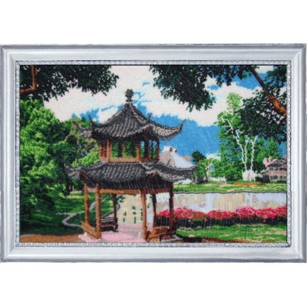 Набор для вышивания бисером Butterfly 328 Китайский садик - Вишивка хрестиком і бісером - Овечка Рукодільниця