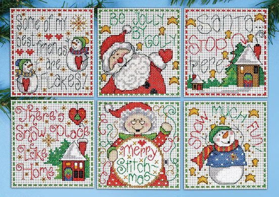 Веселого вышивального Рождества. Набор для вышивания крестом. Design Works (dw1698) - Вышивка крестиком и бисером - Овца Рукодельница