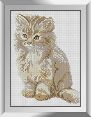 Пушистый котенок. Набор алмазной живописи. Dream Art (31386D) - Вышивка крестиком и бисером - Овца Рукодельница