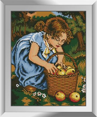 Собирательница яблок. Набор алмазной живописи. Dream Art (31427D) - Вышивка крестиком и бисером - Овца Рукодельница